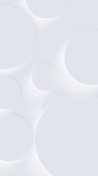 Geometric and sophisticated white space. Background animation for vertical screen and loop playback.