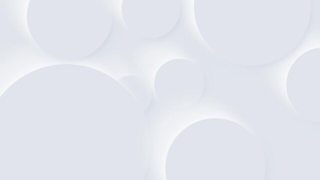 A dreamy space woven by light and shadow. A minimalistic shape animation for backgrounds featuring a white-based design.
