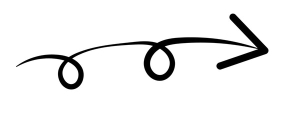 Hand drawn arrow mark icons. Collection hand drawn arrows. Set simple arrows isolated on Transparent background. Hand drawn doodle sketch style. Doodle hand drawn business arrow . Vector illustration