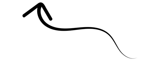 Hand drawn arrow mark icons. Collection hand drawn arrows. Set simple arrows isolated on Transparent background. Hand drawn doodle sketch style. Doodle hand drawn business arrow . Vector illustration