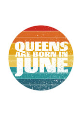 Queens are born in june 8