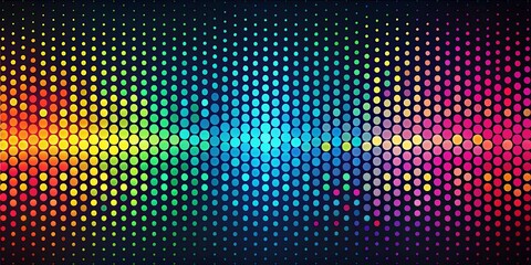 Vibrant Circles Dance in a Spectrum of Light