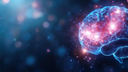 Abstract Digital Glitch of the Human Mind