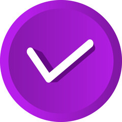 3D Checlist Circle Icon