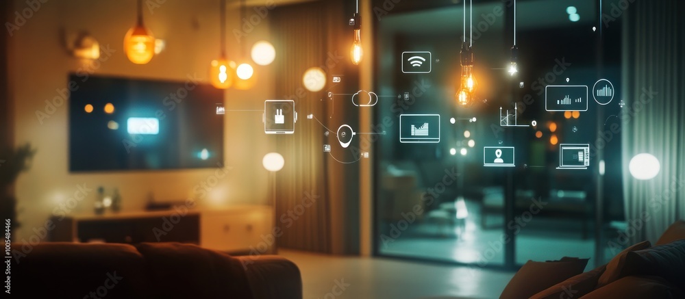 Poster smart home automation interface