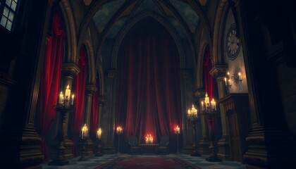 Vampire Lair with Gothic Architecture