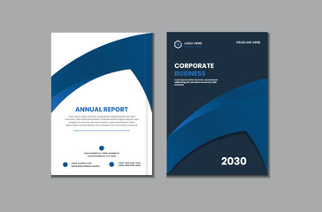 Brochure cover or Annual report and booklet cover design 