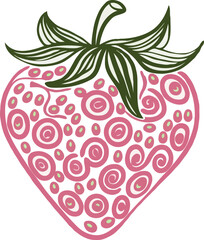 A strawberry vector illustration