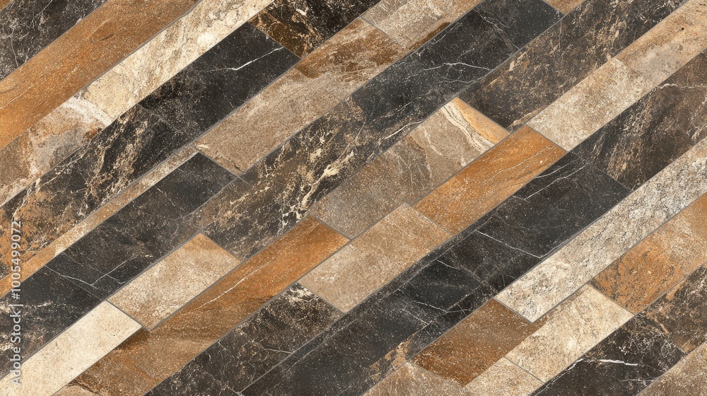Poster close-up of glossy ceramic tile texture with geometric patterns and clean lines