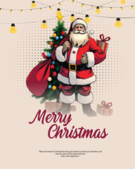 Merry Christmas social media post