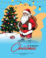 Merry Christmas social media post