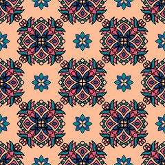 seamless pattern with flowers