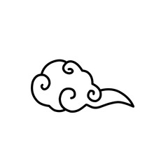 hand drawn traditional chinese clouds