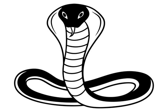 recommend clip art: cobra   silhouette vector icon, cobra illustration