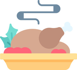 Roasted chicken icon