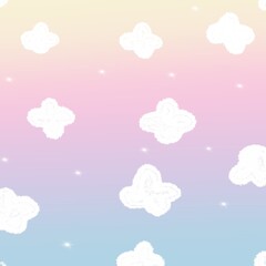 pattern with clouds