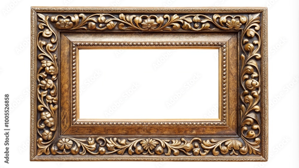 Wall mural picture frame decoration