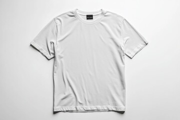White Tshirt Mockup Isolated created with Generative AI
