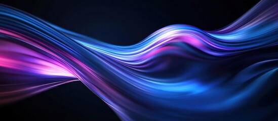 Fototapeta premium Abstract Blue and Purple Swirling Pattern