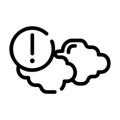 weather alert Line Icon