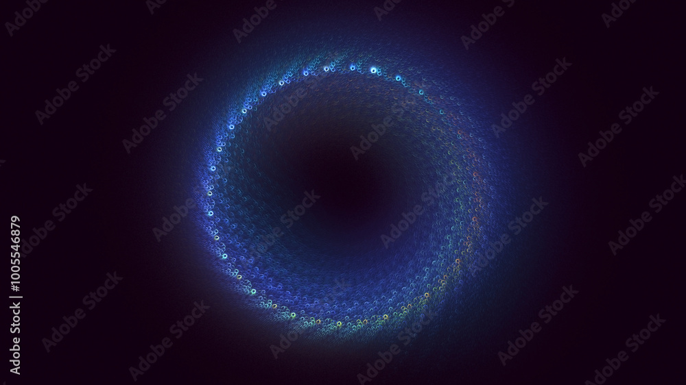 Poster 3d manual rendering abstract round light background. its not ai generatd illustration.