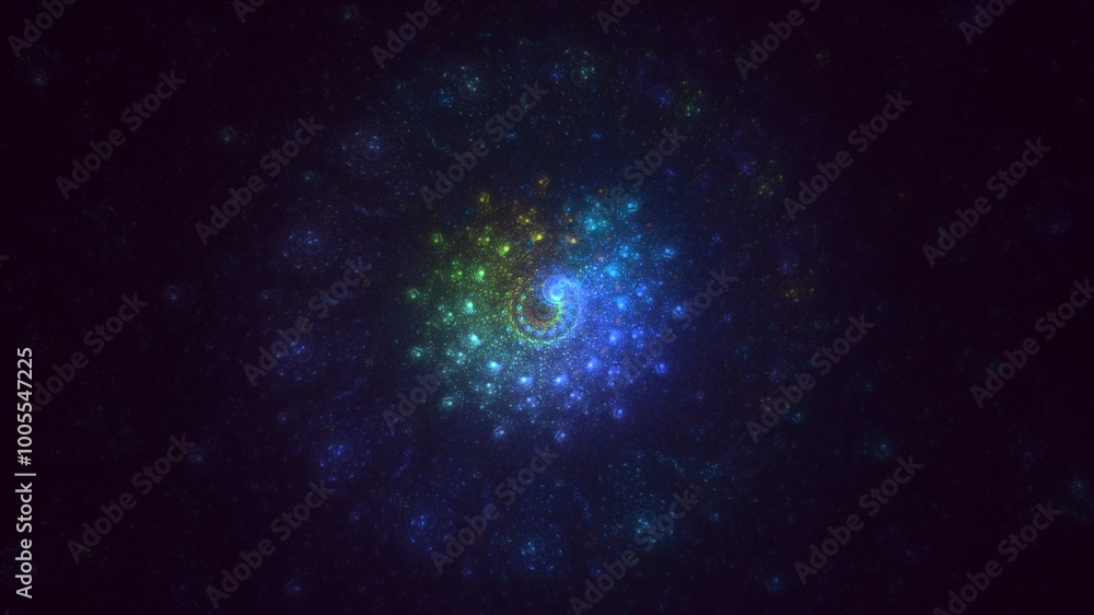 Poster 3d manual rendering abstract round light background. its not ai generatd illustration.