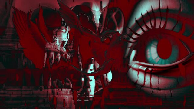 Dark Angel Skull Eye