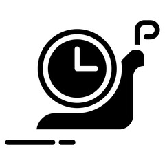 slow speed snail icon