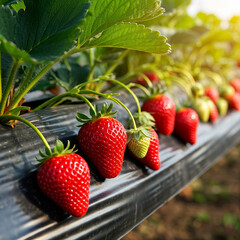 strawberry in the garden