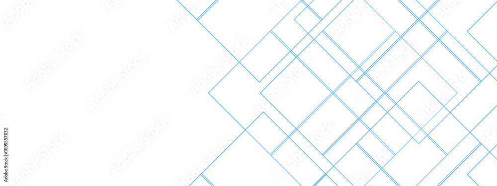 Poster white minimal blue line design. baseness technology and communication concept design decoration. whi