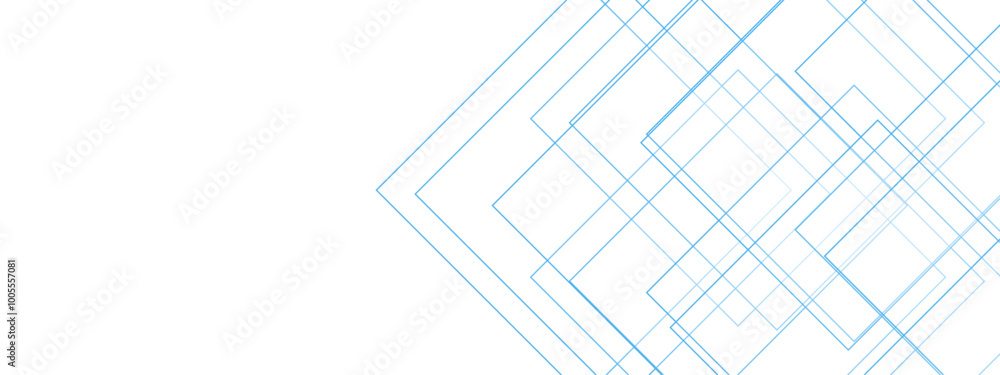 Poster white minimal blue line design. baseness technology and communication concept design decoration. whi