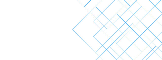White minimal blue line design. baseness technology and communication concept Design Decoration. white and Blue geometric banner pattern background.