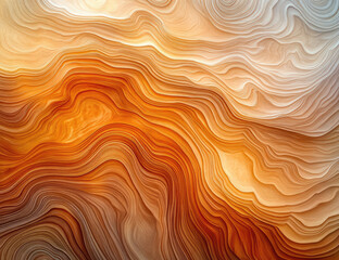 Abstract background with swirling lines in blue and orange, a circular pattern with a sunburst effect. Created with Ai