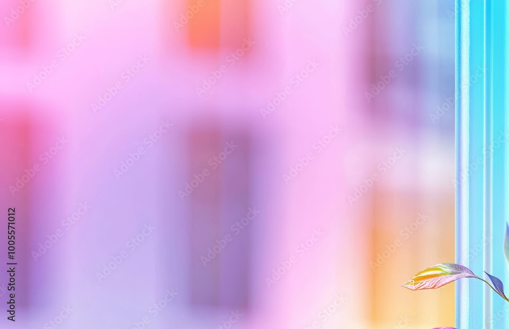 Aufkleber a simple yet colorful design cover template with text space, a simple yet colorful background with p