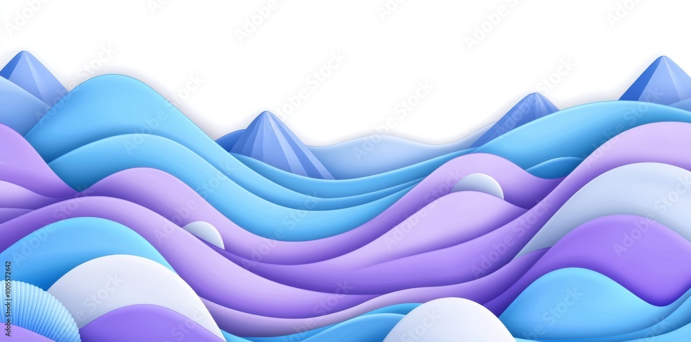 Poster a dark blue gradient color paint background has a fluid curve lines texture and white space for text