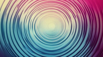 Create a geometric pattern featuring concentric circles and radiating lines.