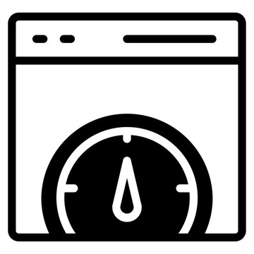 recommend clip art: Time speed icon. Solid icon vector illustration.
