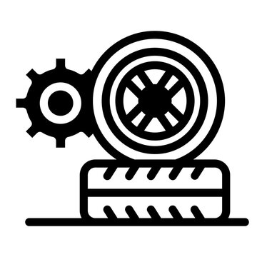 recommend clip art: Car wheel icon