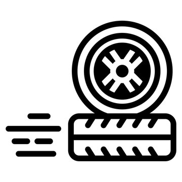 recommend clip art: Car wheel icon