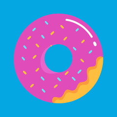 Discover a Colorful Donut Vector Illustration Perfect for Bakery Designs and Sweet Treat Enthusiasts
