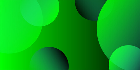 Green Black Minimal geometric background. Dynamic shapes composition. Vector illustration for banner