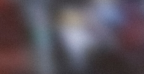 Black and blue background, light flashes, shining with bright light and glow pattern, empty space, grainy noise, rough color gradient of rough texture