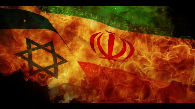 An explosion, fire and war between Iran and Israel
