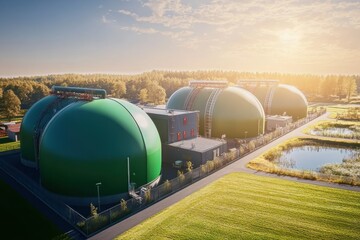 Obraz premium Modern Energy Facility