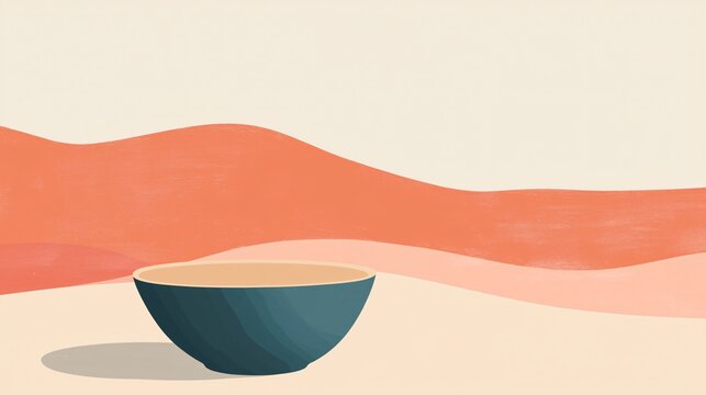 A sleek, minimalist poster template designed for culinary events, featuring generous space for text and a stylish, food-themed aesthetic.