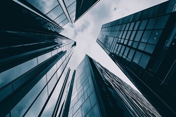 This striking poster template showcases a contemporary design with generous space for text, ideal for impactful marketing promotions.