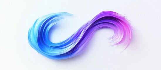 Abstract Swirling Blue and Purple Stream