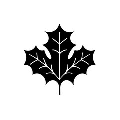 Christmas Simple Black holly flat icon