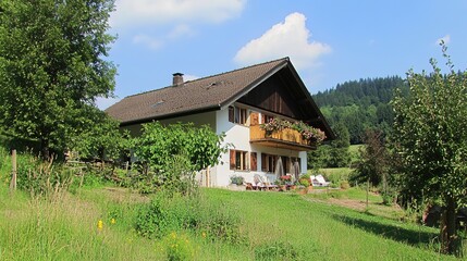 Obraz premium Everything Under One Roof: A Comprehensive Representation of a Versatile Space That Brings Together Various Services and Amenities in a Single Location. 