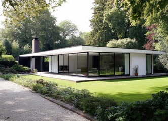 Fototapeta premium Modern House Exterior.